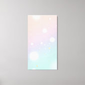 zachte pastelkleurige verloopachtergrond is gestip canvas afdruk (Voorkant)