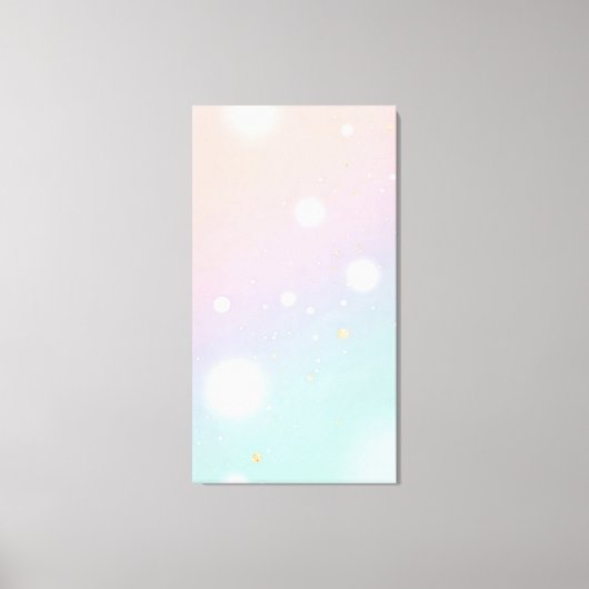 zachte pastelkleurige verloopachtergrond is gestip canvas afdruk (Voorkant)