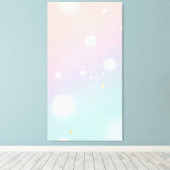 zachte pastelkleurige verloopachtergrond is gestip canvas afdruk (Insitu (Houten vloer))