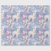 Zachte pastellammeren en geschenken cadeaupapier (Vlak)