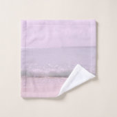 Zachte pasteloceaangolven 5 bad handdoek (Wasdoekje)