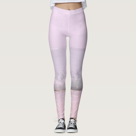 Zachte pasteloceaangolven 5 leggings (Voorkant)