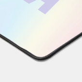 Zachte pastelregenboog, trendy modern minimaal bureaumat (Hoek)