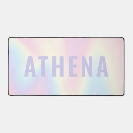 Zachte pastelregenboog, trendy modern minimaal bureaumat