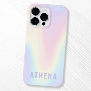 Zachte pastelregenboog, trendy modern minimaal Case-Mate iPhone 14 pro max hoesje