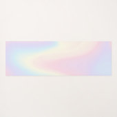 Zachte pastelregenboog, trendy modern minimaal yogamat (Achterkant (horizontaal))