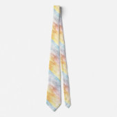 ZACHTE PASTELS ABSTRACT/MOOIE ZOMERDAGEN STROPDAS (Voorkant)