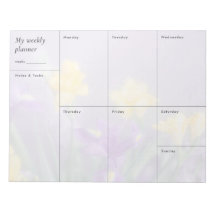 Zachte pastels & bloemige weekplanner
