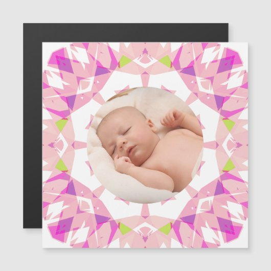 Zachte Pastels Custom Christmas Photo Afbeelding (Voorkant / Achterkant)