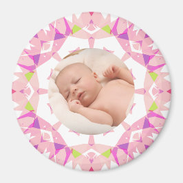 Zachte  Pastels Custom Christmas Photo Afbeelding Magneet