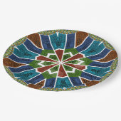 Zachte pastels en gedurfde voorverkiezingen Papier Papieren Bordje (Gekanteld)