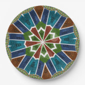 Zachte pastels en gedurfde voorverkiezingen Papier Papieren Bordje (Voorkant)