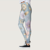 Zachte pasteltinten leggings (Links)