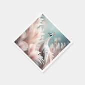 Zachte pastelveer Elegant Servet (Hoek)
