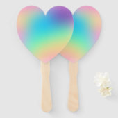 Zachte pasteurgradiënt, hartvertakking handwaaier (Voorkant en achterkant)