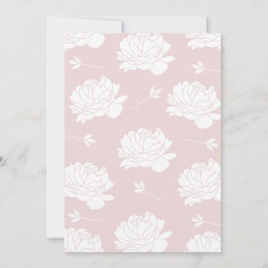 Zachte pastroze pony's Cross Girl Baptisme Kaart (Achterkant)