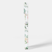 Zachte pastroze roze roze bloempatroon Case-Mate iPhone case (Achterkant / Links)