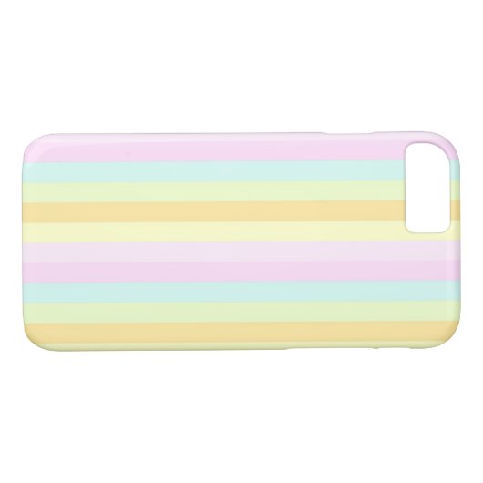 Zachte patronen Verticale strips Patroon Case-Mate iPhone Case (Achterkant (Horizontaal))