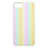 Zachte patronen Verticale strips Patroon Case-Mate iPhone Case (Achterkant)