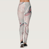 Zachte patroon leggings (Achterkant)