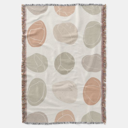 Zachte Pebbles Grid Deken Gezellige Aarde-Geïnspir (Voorkant Verticaal)