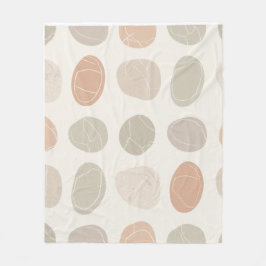 Zachte Pebbles Grid Deken Gezellige Aarde-Geïnspir