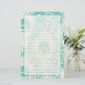 Zachte pekelveren briefpapier (Staand voorkant)