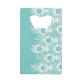 Zachte pekelveren creditkaart flessenopener (Achterkant)