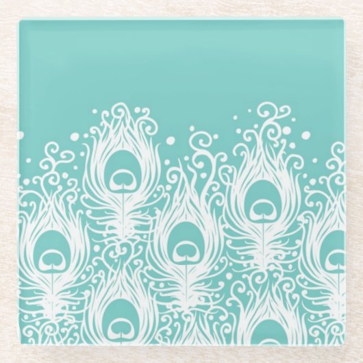 Zachte pekelveren glazen onderzetter (Voorkant)