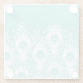 Zachte pekelveren glazen onderzetter (Achterkant)