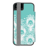 Zachte pekelveren incipio iPhone portemonnee hoesje (Agenda Achterkant)