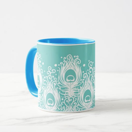 Zachte pekelveren mok (Voorkant links)