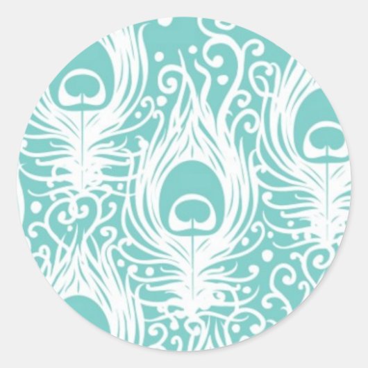Zachte pekelveren ronde sticker (Voorkant)