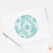 Zachte pekelveren ronde sticker (Envelop)
