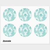Zachte pekelveren ronde sticker (Vel)