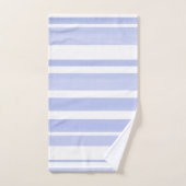 Zachte Periwinkle White Stripes Bad Handdoek (Handdoek)