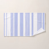 Zachte Periwinkle White Stripes Bad Handdoek (Handdoek)