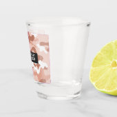 Zachte Perzik Camouflage Militaire Shotglas Shot Glas (Rechts)