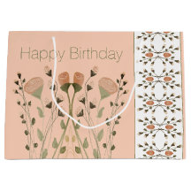 Zachte perzik wit en groen