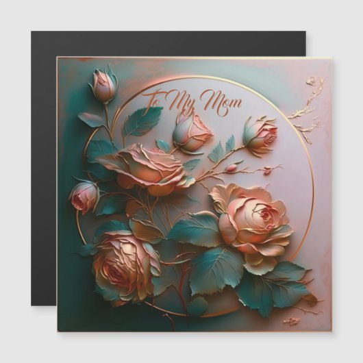 Zachte perzikbloesems voor mijn moeder (Voorkant / Achterkant)