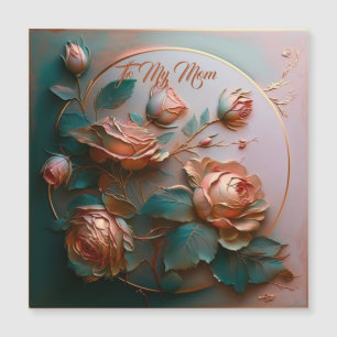 Zachte perzikbloesems voor mijn moeder