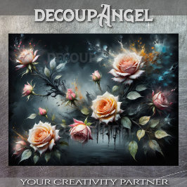 Zachte Petal Dream - Decoupage - Tissuepapier