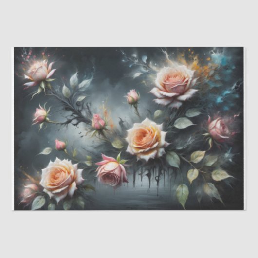 Zachte Petal Dream - Decoupage - Tissuepapier (Voorkant)