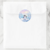 Zachte Pinguïn Ijsberg Sticker (Tas)