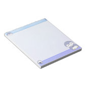 Zachte Pinguïn Notitieblok | Cute Pastel Memo Pad (Schuin)
