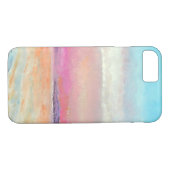 Zachte Pinks en Blues Painted Sunset Case-Mate iPhone Case (Achterkant (Horizontaal))