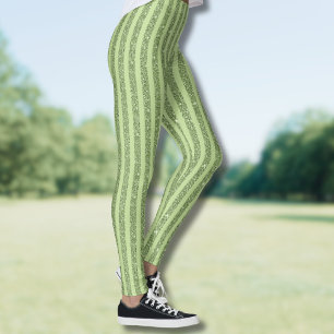 Zachte Pistache Glitter Stijl Minimaal Patroon Leggings