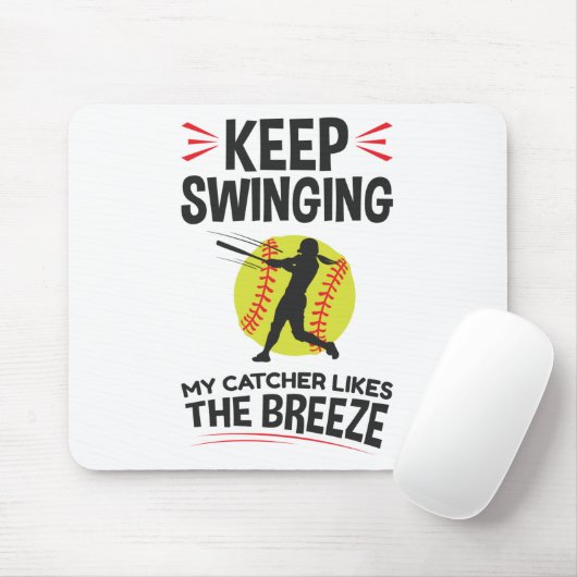 Zachte Pitcher Funny Keep Sweze Breeze Muismat (Met muis)
