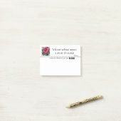 Zachte Pixel Bloom-schilderkunst  Post-it® Notes (Op bureau)