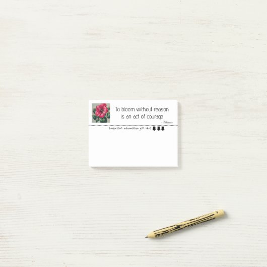 Zachte Pixel Bloom-schilderkunst  Post-it® Notes (Op bureau)